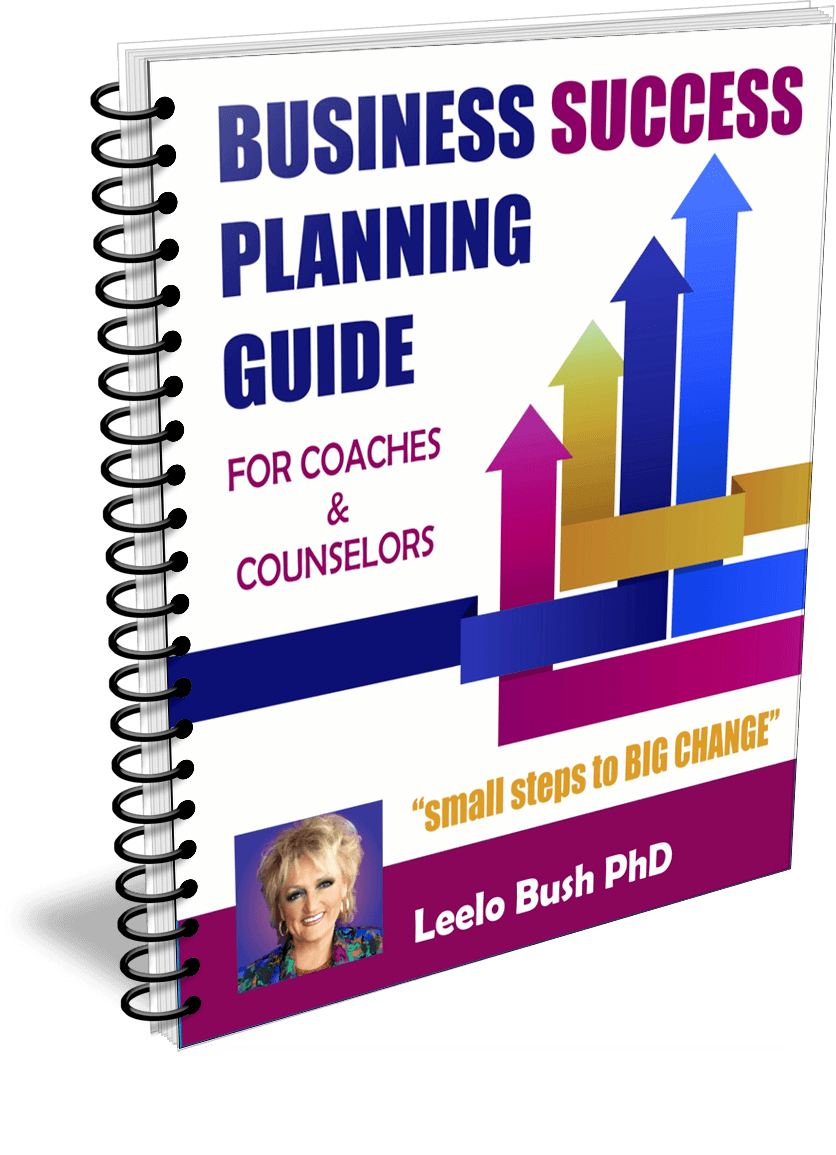 Business Success Planning Guide for coaches and counselors - get it at https://pccca.org/bookstore/