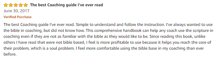 Amazon review for Dr. Bush's 2nd Edition
