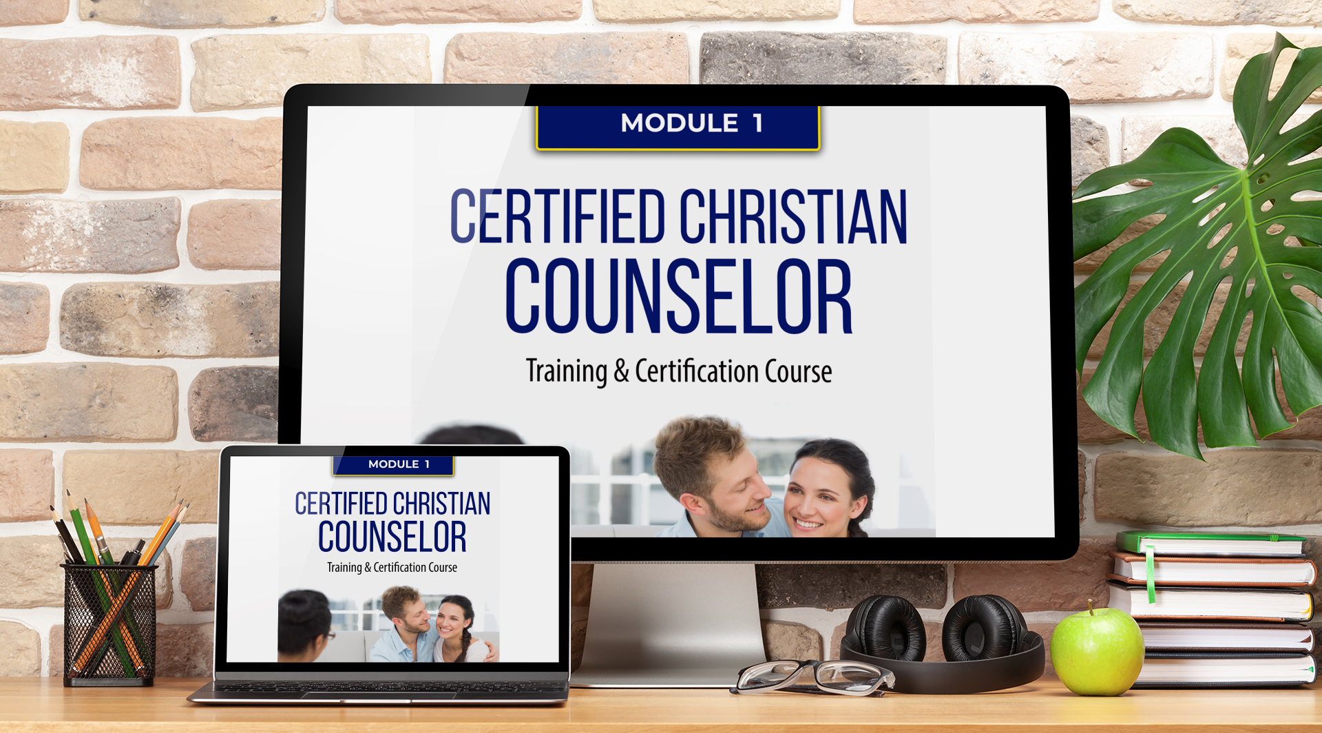 Christian counselor mockup -an-imac-and-a-macbook-pro-placed-on-a-desk-36490-r-el2